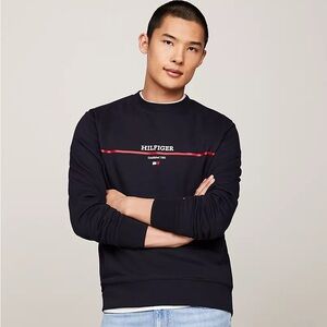 Hilfiger Stripe Sweatshirt size M